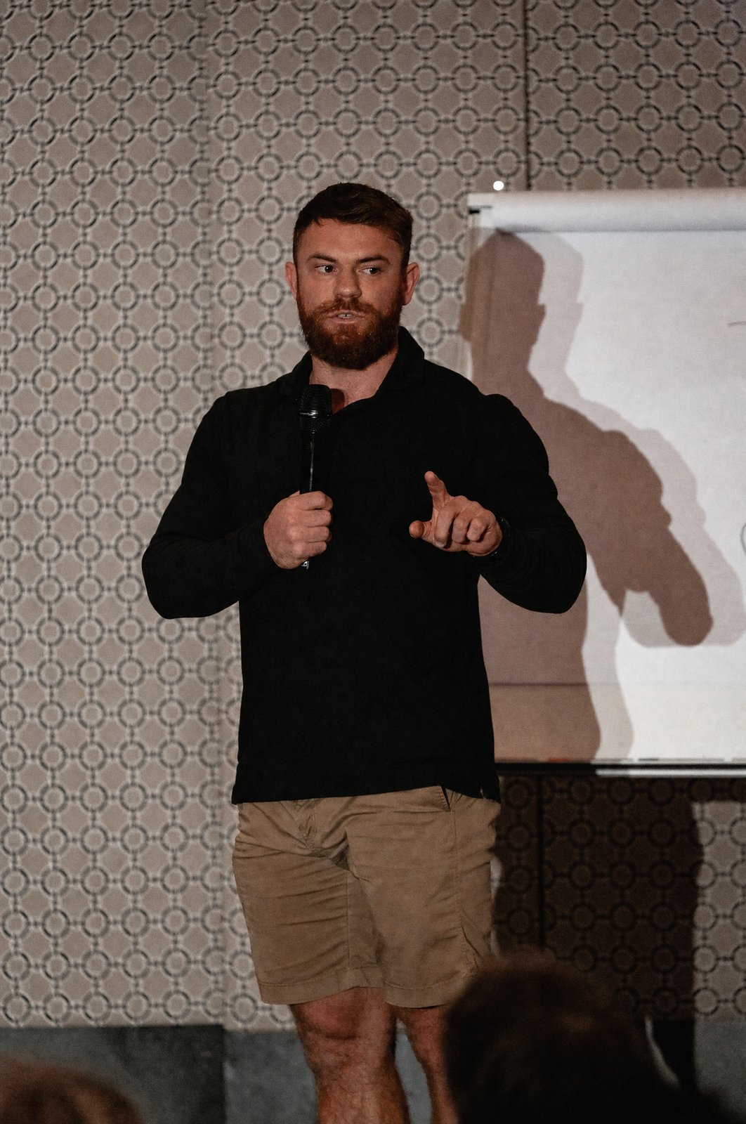 Scott Weddell on stage
